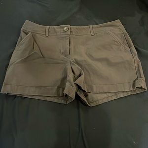 Women's Apt. 9® Torie Midrise Cuffed Shorts, Size 14, Color Gray